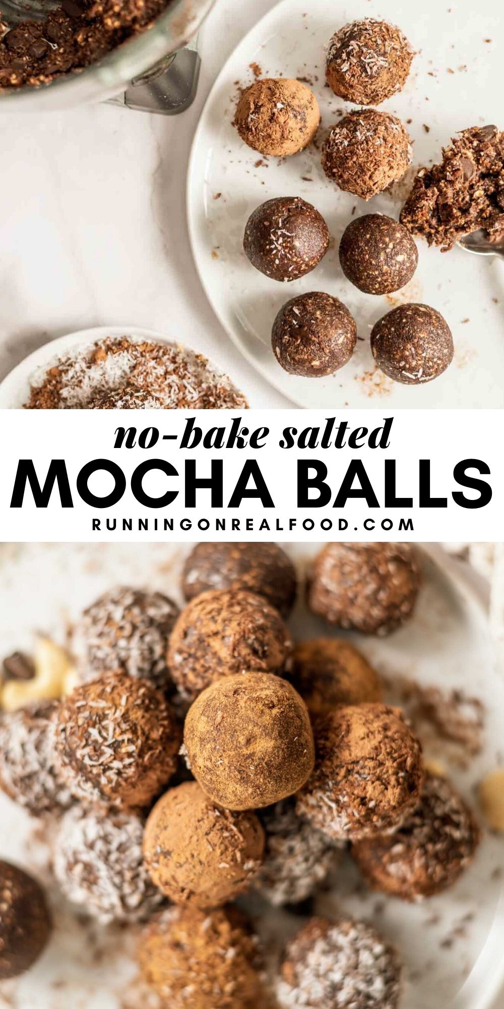 No-Bake Mocha Balls - Running on Real Food