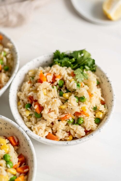 Instant Pot Vegetable Rice Pilaf - Running on Real Food