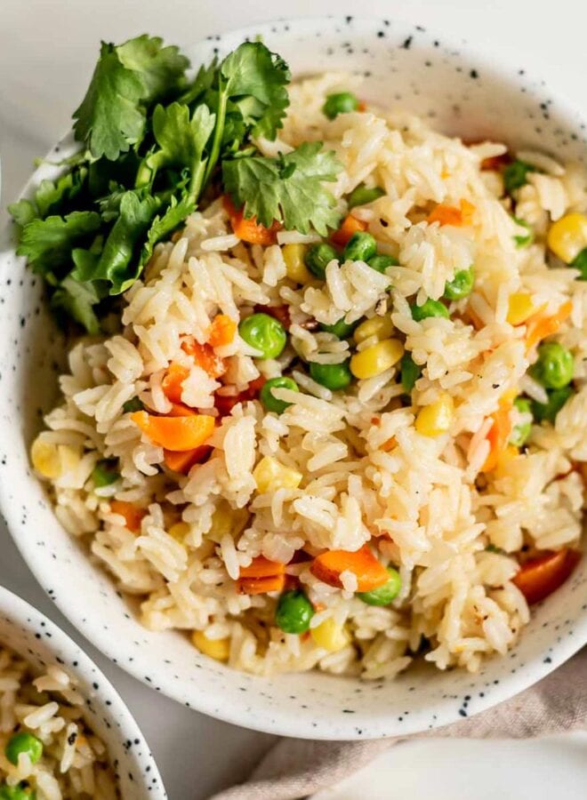 Instant Pot Vegetable Rice Pilaf - Running on Real Food