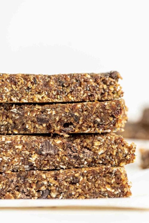 No-bake Hemp Chia Energy Bars - Running On Real Food