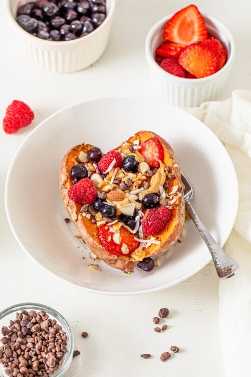 Sweet Potato Breakfast Bowls - Running On Real Food