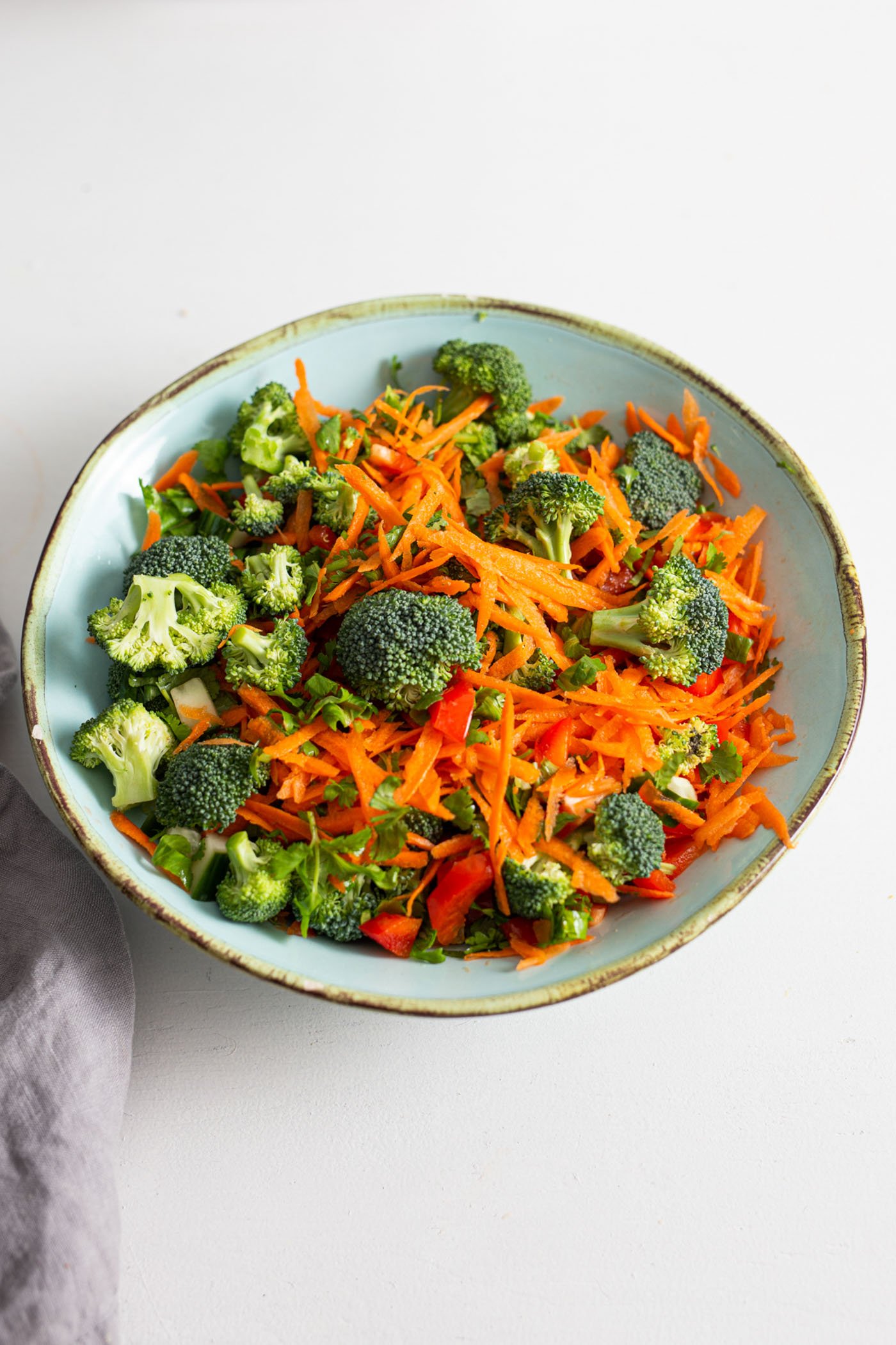 Kale Peanut Brown Rice Salad - Running on Real Food