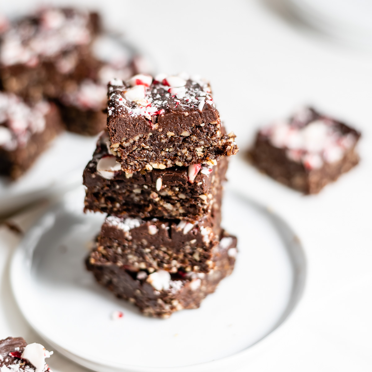 Vegan Peppermint Brownies