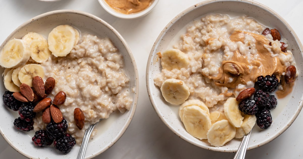 Instant Pot Oatmeal (with rolled oats) - Fit Foodie Finds
