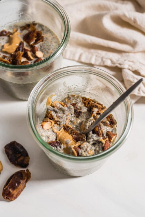 Peanut Butter Chia Pudding - Running on Real Food