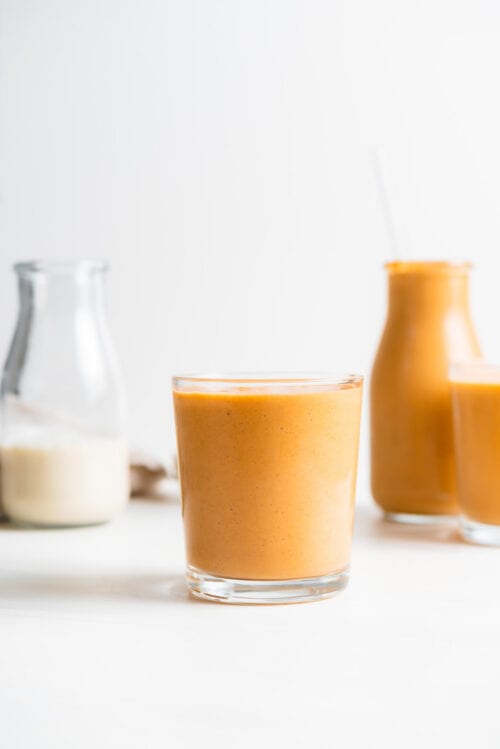 Vegan Carrot Cake Smoothie - Running on Real Food