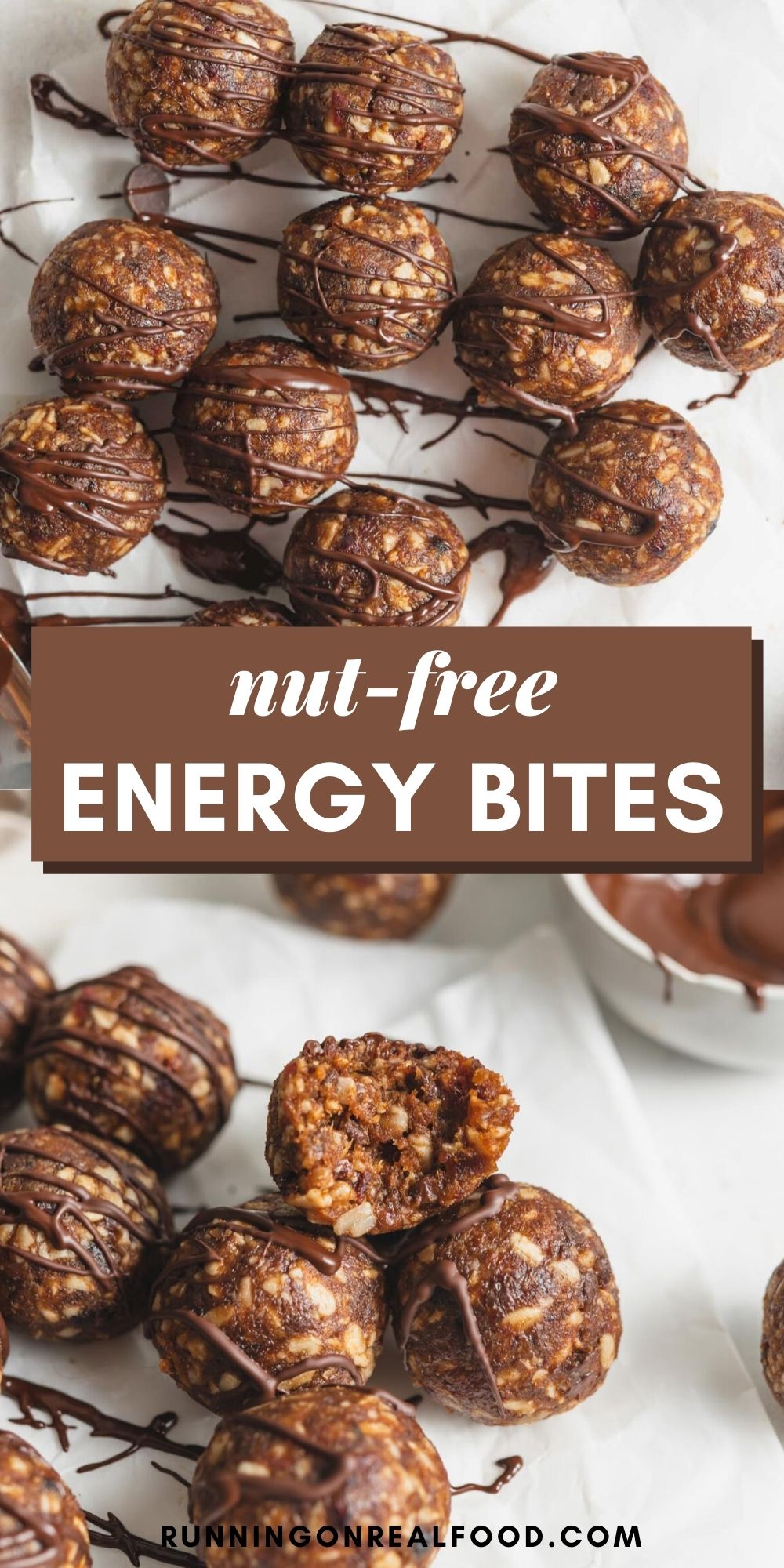Nut-Free Sunflower Seed Energy Balls - Running on Real Food