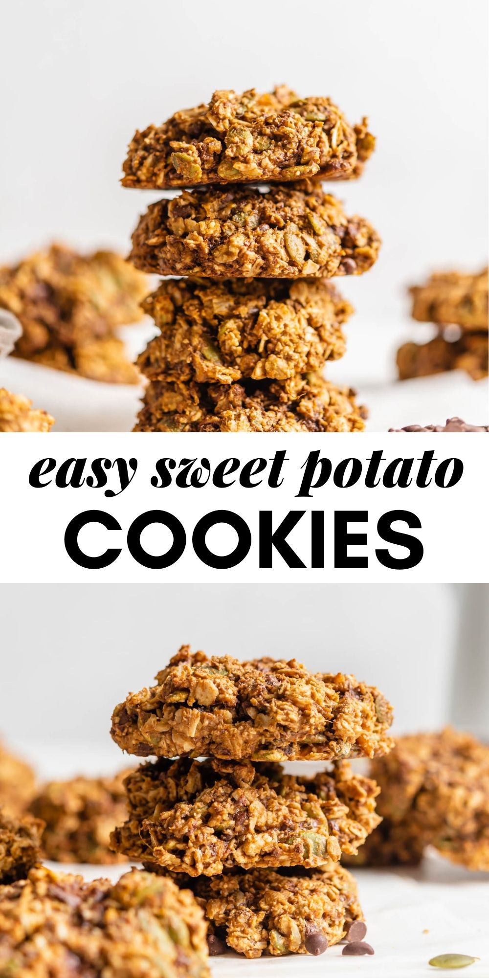 Easy & Healthy Vegan Sweet Potato Cookies Gluten-Free