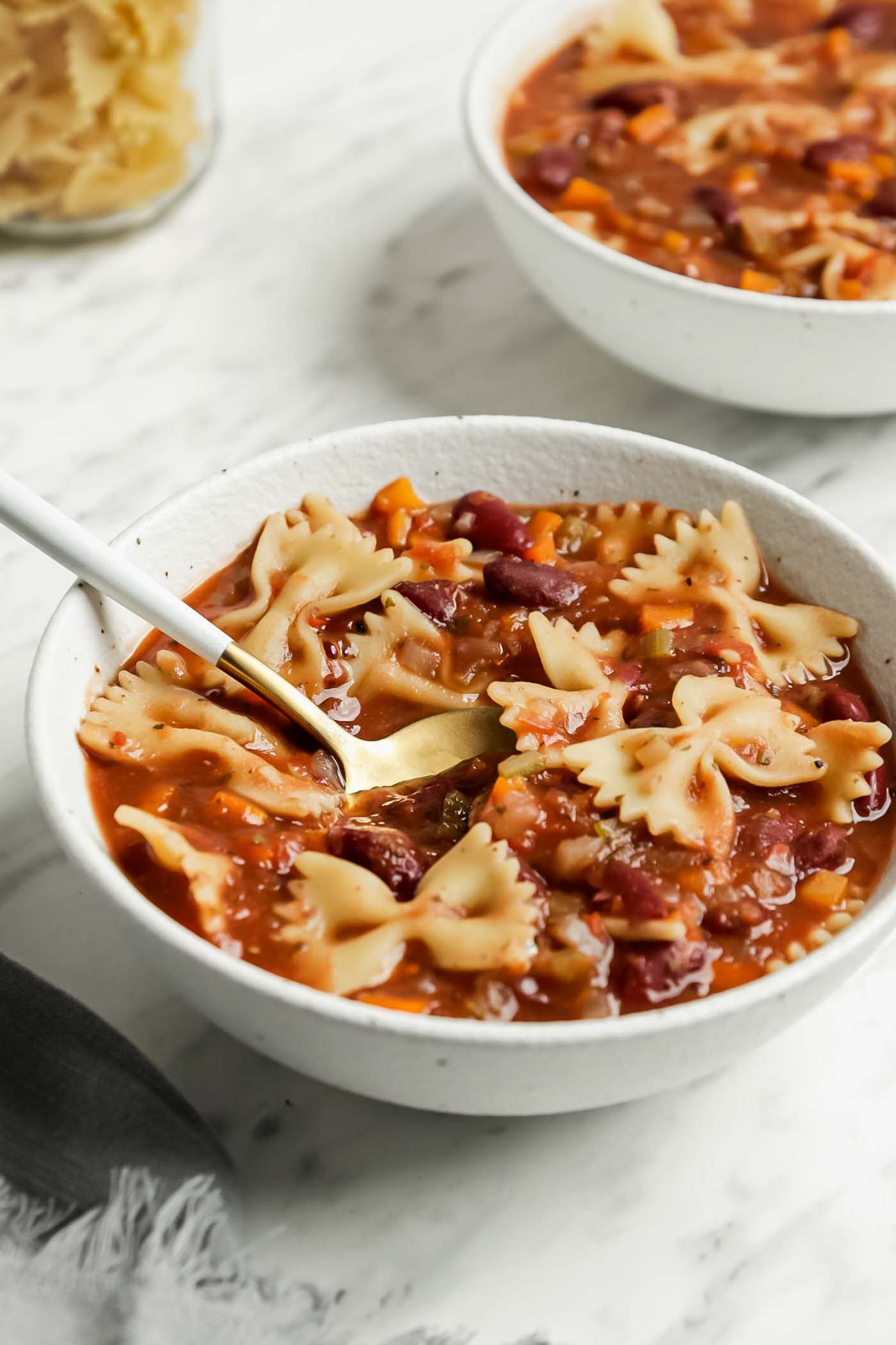 Vegan Minestrone Soup - Running on Real Food