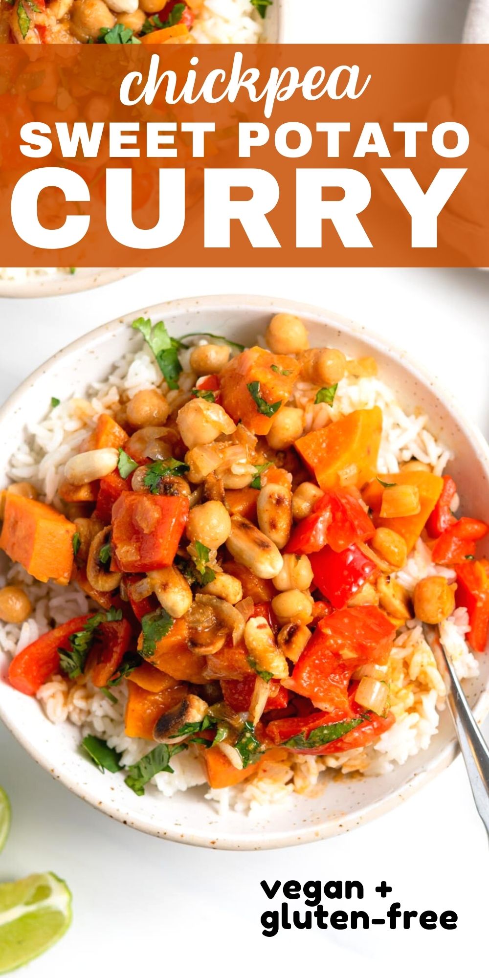 Sweet Potato Chickpea Curry {Easy & Vegan!} - Running on Real Food