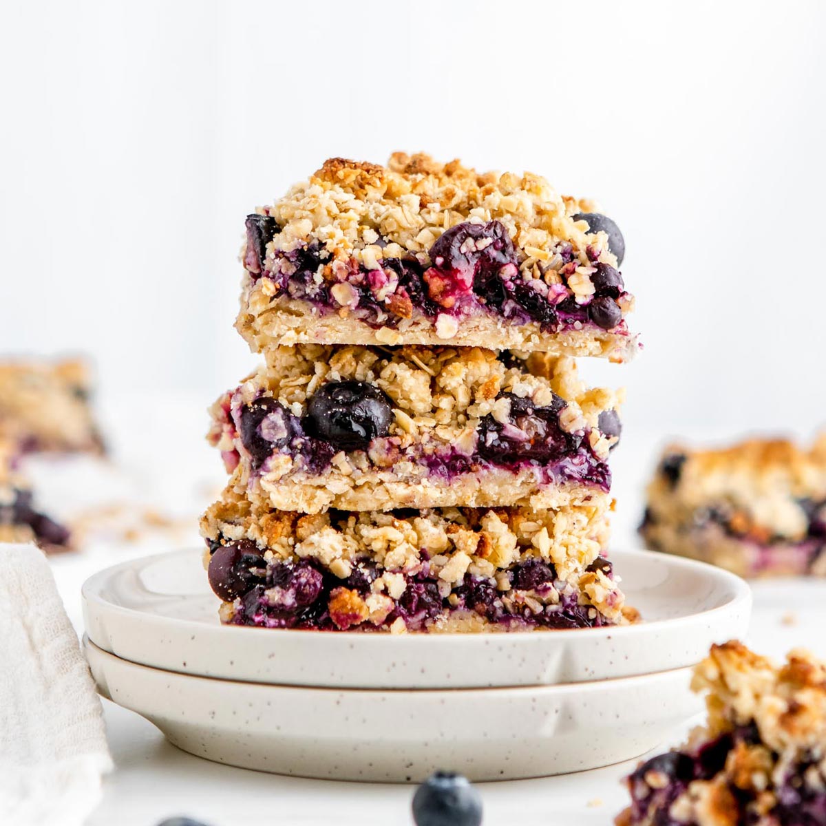 Vegan Blueberry Crumble Bars