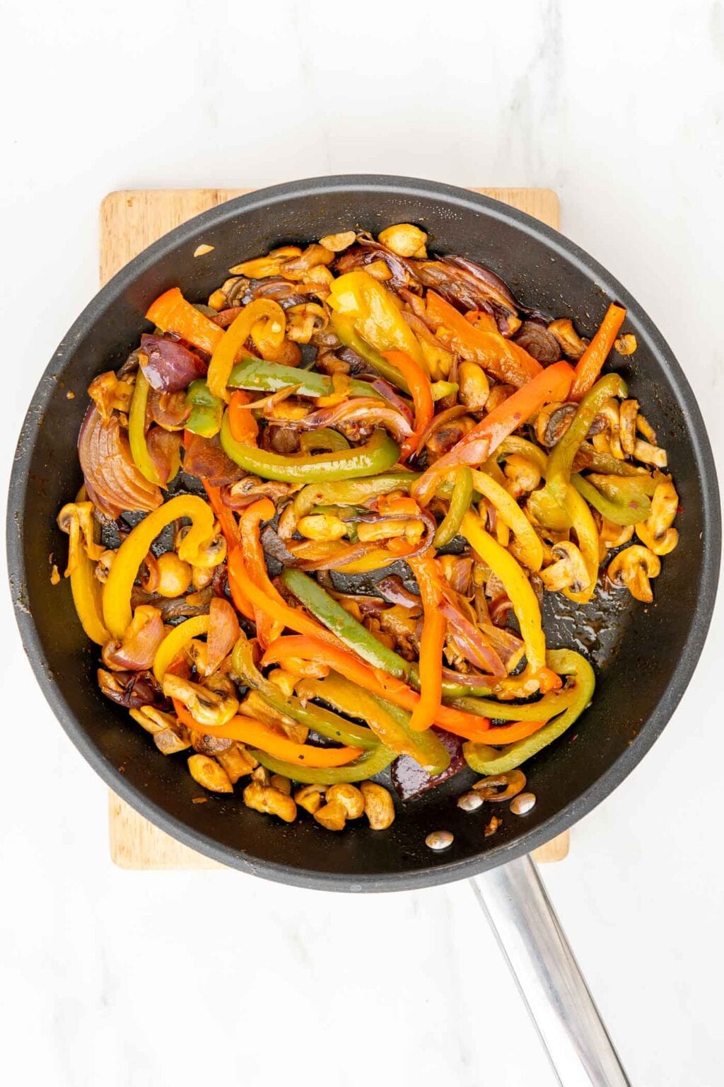 Quick and Easy Vegan Fajitas - Running on Real Food