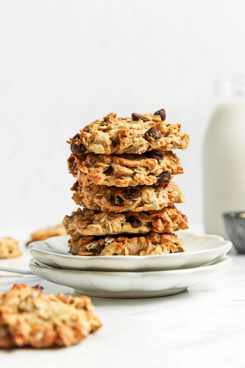 Vegan Oatmeal Breakfast Cookies - Running on Real Food