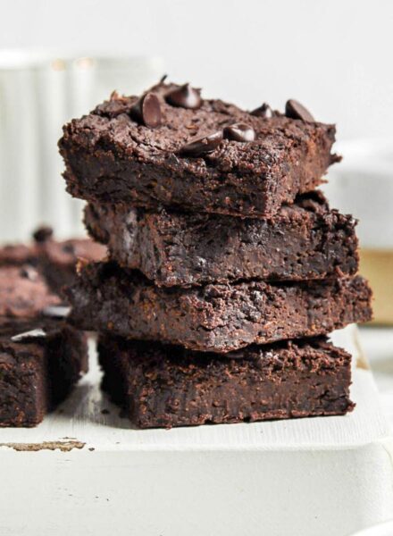 Gluten-Free & Vegan Black Bean Brownies - Running On Real Food