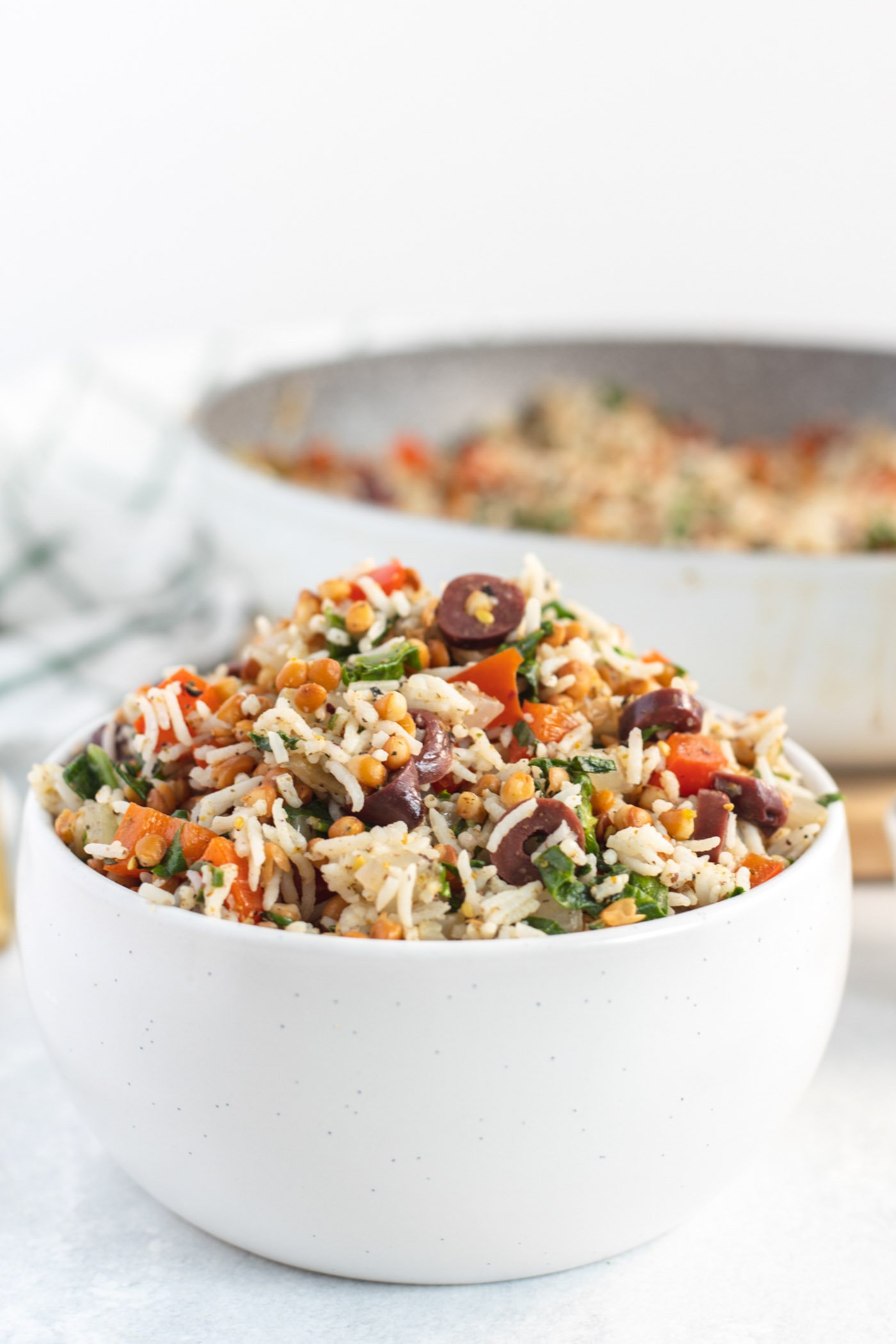 Mediterranean Rice and Lentils - Simple One-Pan Recipe! - https ...