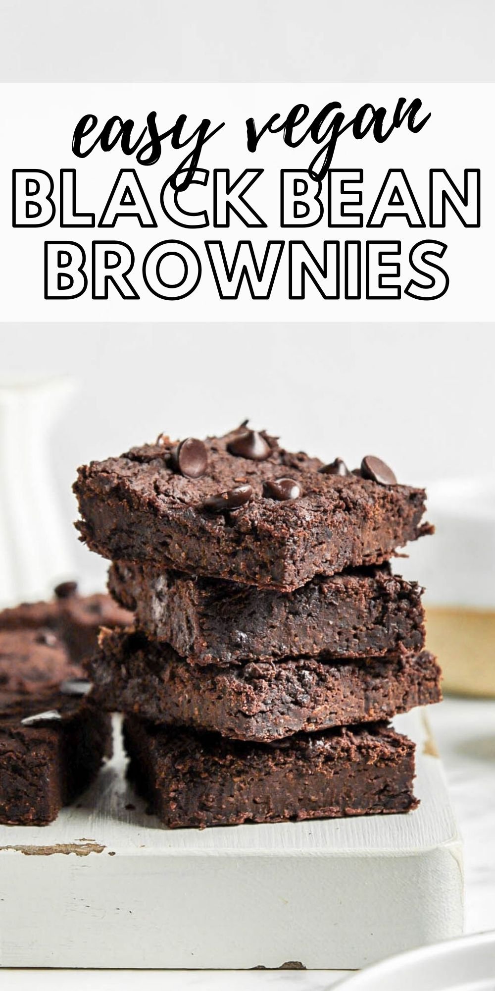 Vegan Black Bean Brownies - Running On Real Food