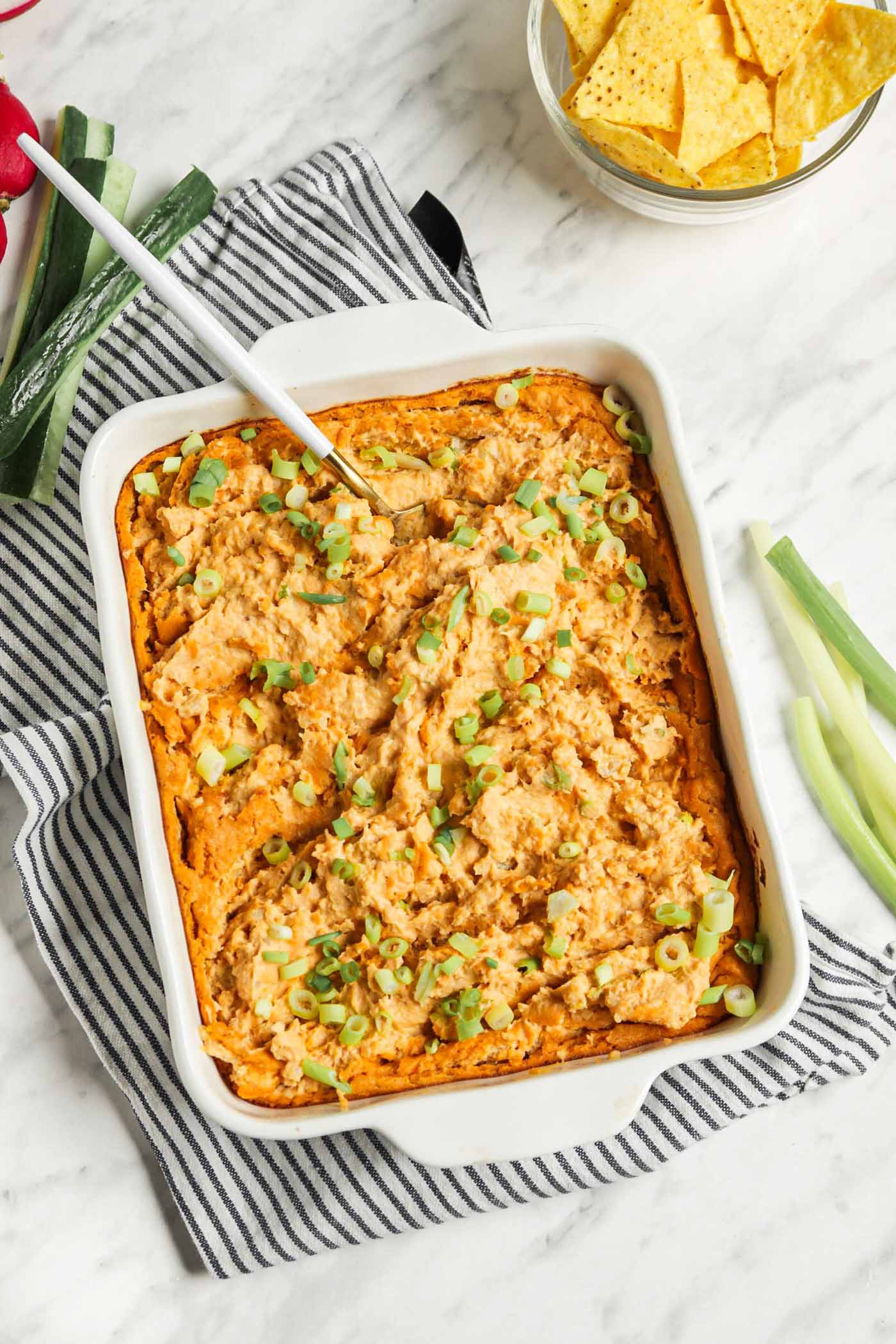 Vegan Buffalo Dip - Running on Real Food