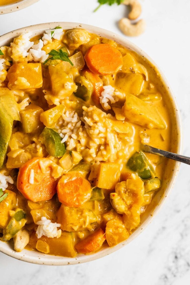 Vegan Kabocha Squash Curry Running On Real Food