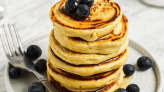 Best Vegan Chickpea Flour Pancakes - Running on Real Food