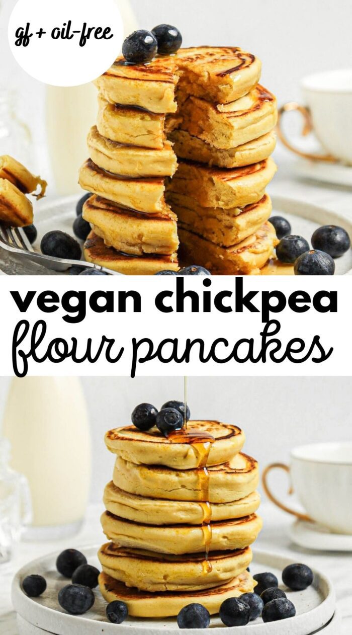 chickpea flour pancakes pin 1