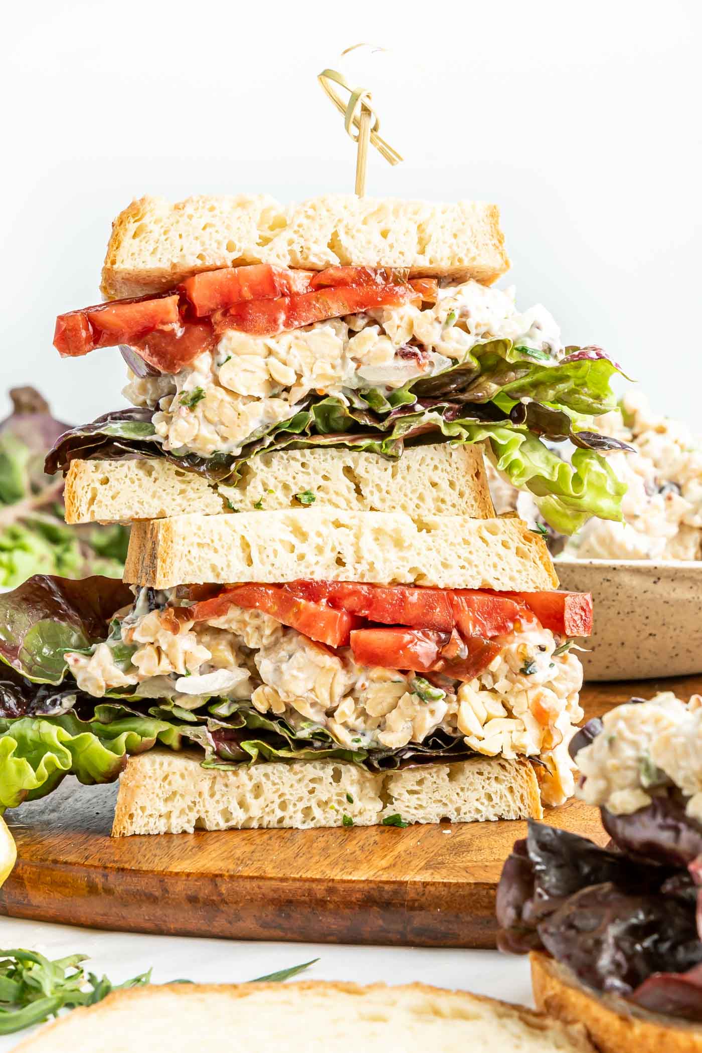 Vegan Chicken Salad - Running on Real Food