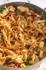 Vegan Drunken Noodles (Pad Kee Mao) - Running on Real Food