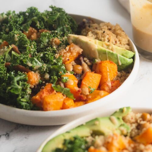 Vegan Quinoa Power Bowls - Running on Real Food