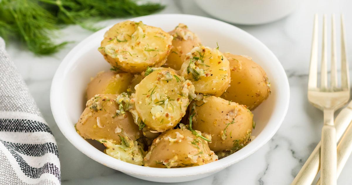 Vegan Orange Dijon Little Potatoes » I LOVE VEGAN