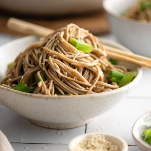 Cold Soba Noodle Salad - Running on Real Food