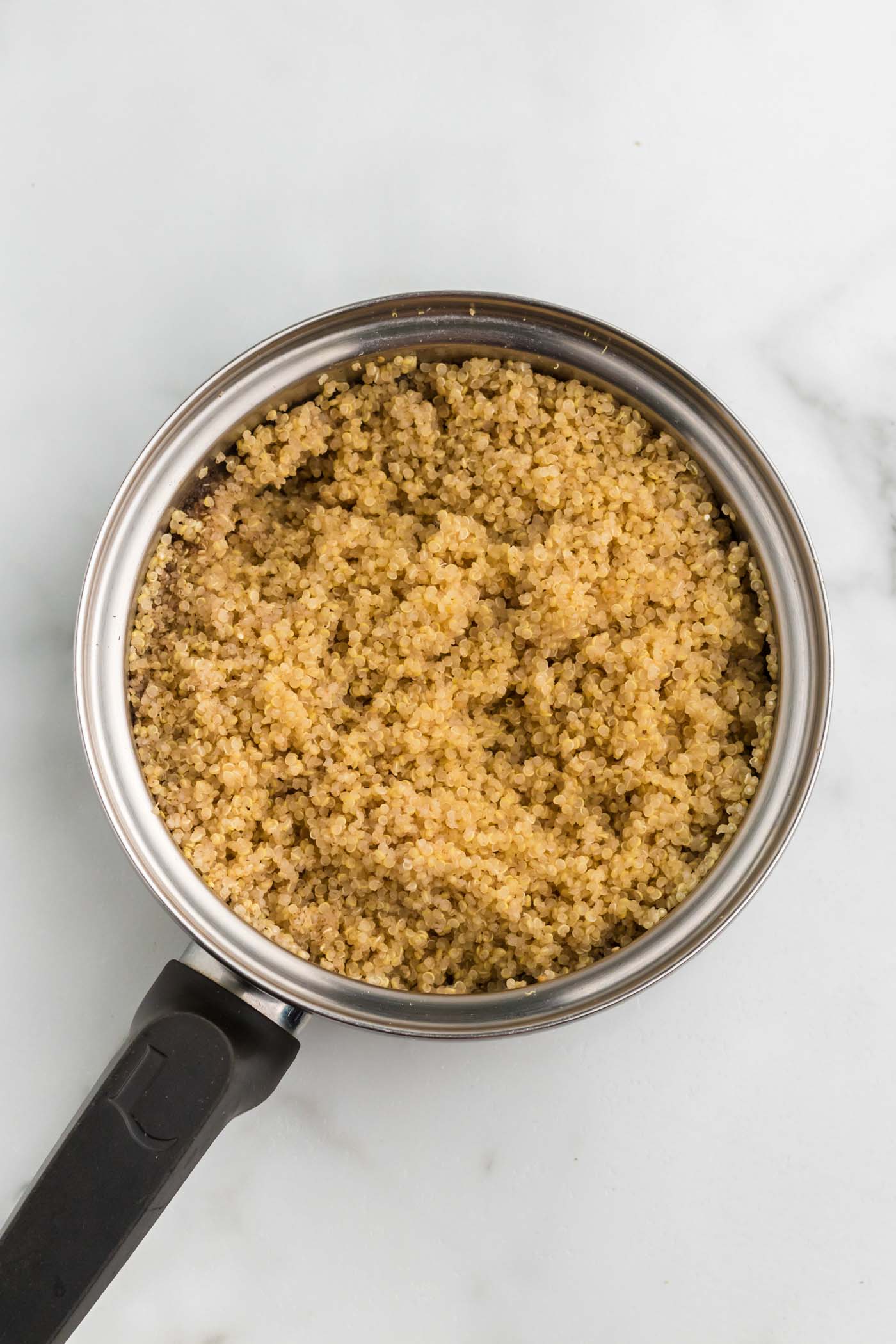 Kale Quinoa Chickpea Bowls - Running on Real Food