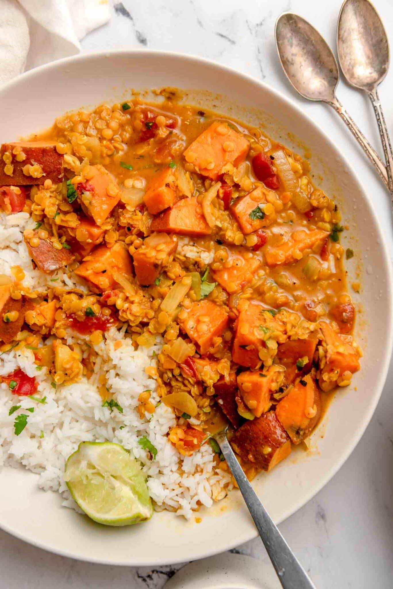 Sweet Potato Lentil Curry Recipe Vegan Running On Real Food