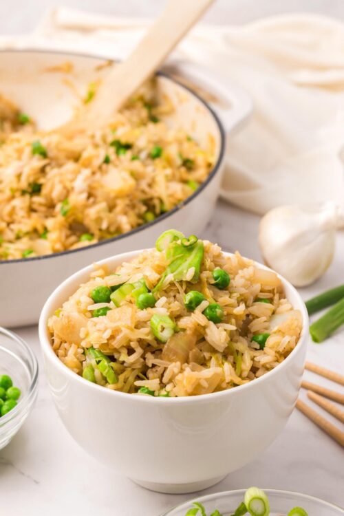 Easy Vegan Cabbage Fried Rice Recipe - Running on Real Food