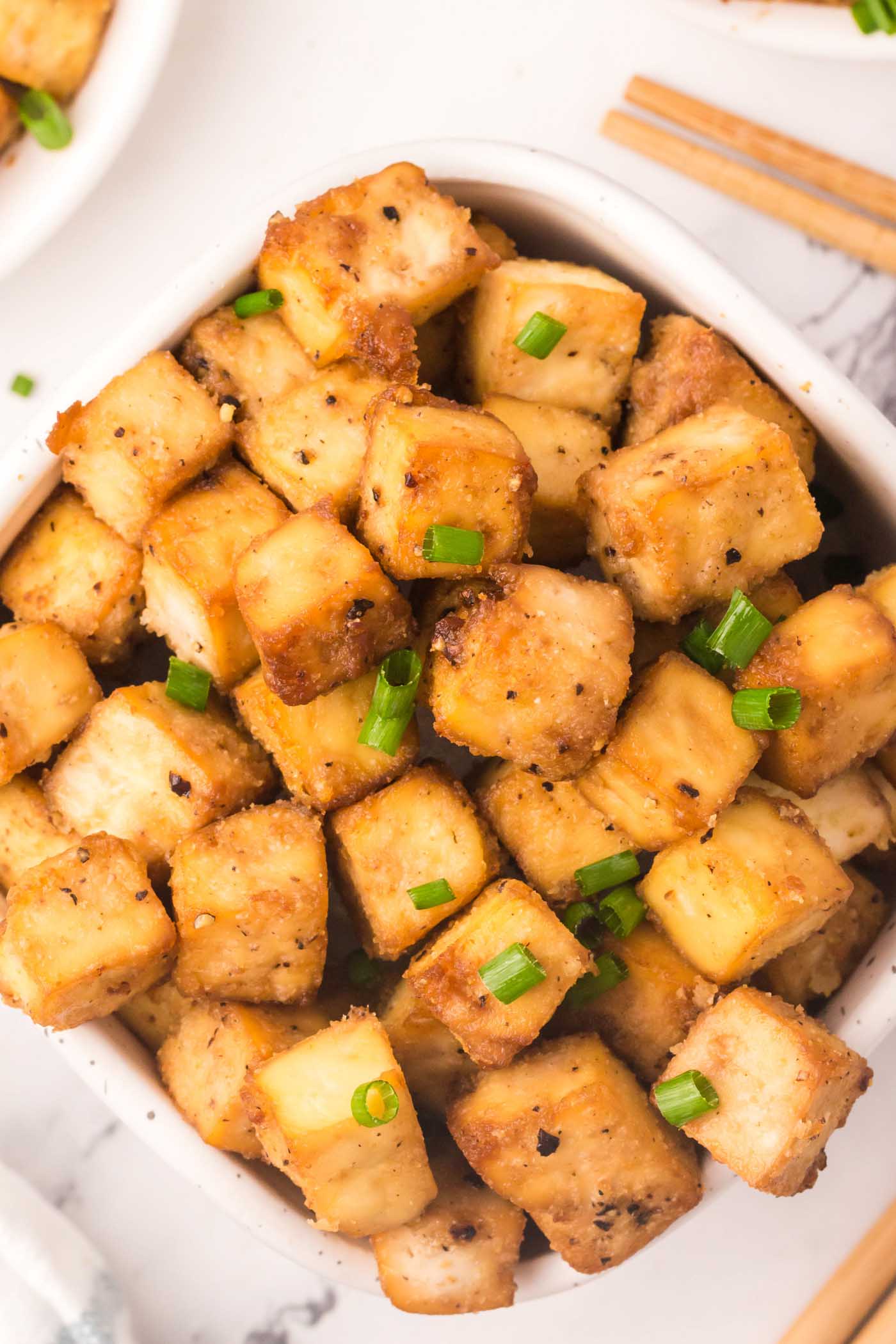 The EASIEST Crispy Tofu Recipe (Only 3 Ingredients!) - From My Bowl