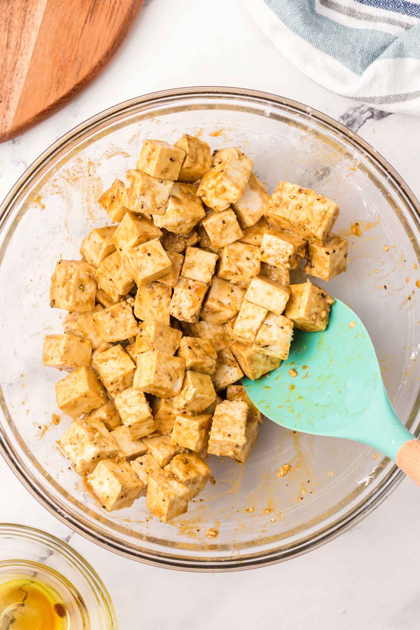 Crispy Baked Tofu - Running on Real Food