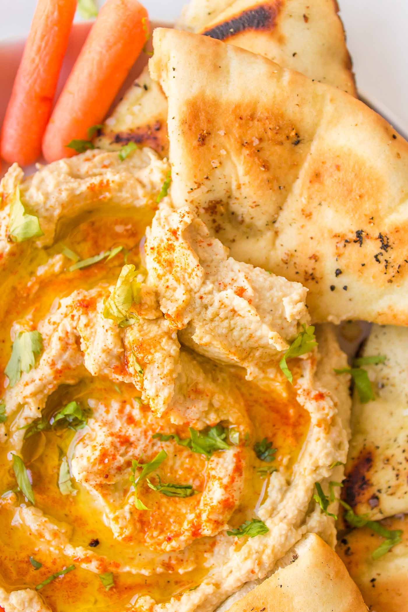 Roasted Garlic Hummus Recipe Running On Real Food