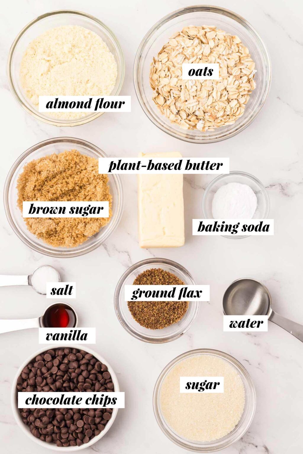 Almond Flour Oatmeal Cookies (Vegan) - Running on Real Food