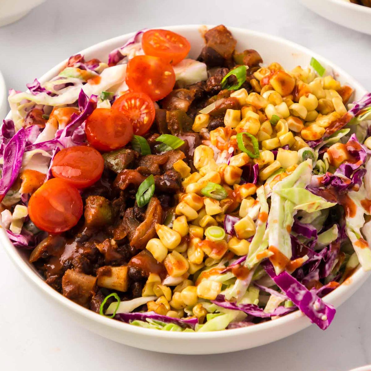 BBQ Beans and Rice Bowl