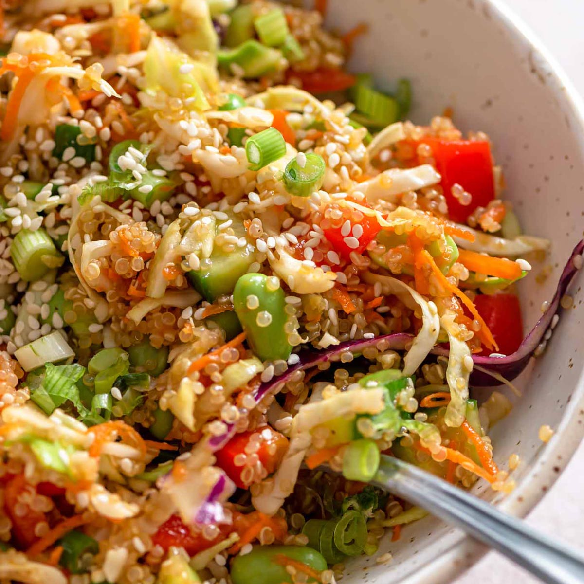 Edamame Quinoa Salad
