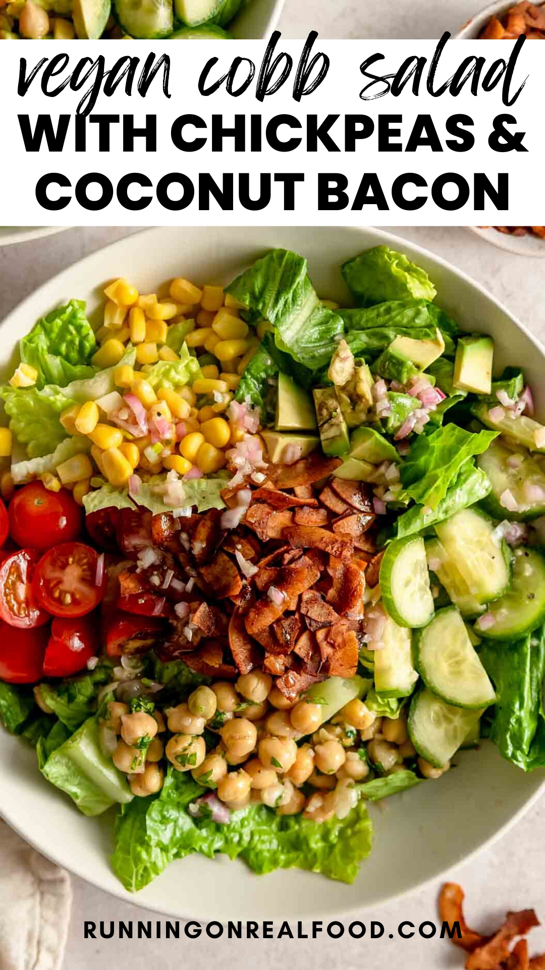 Vegan Cobb Salad - Running on Real Food