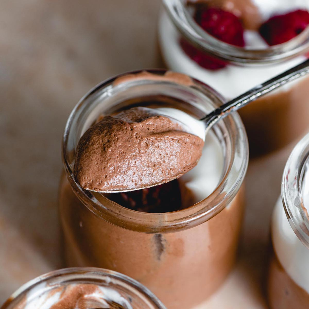 Aquafaba Chocolate Mousse