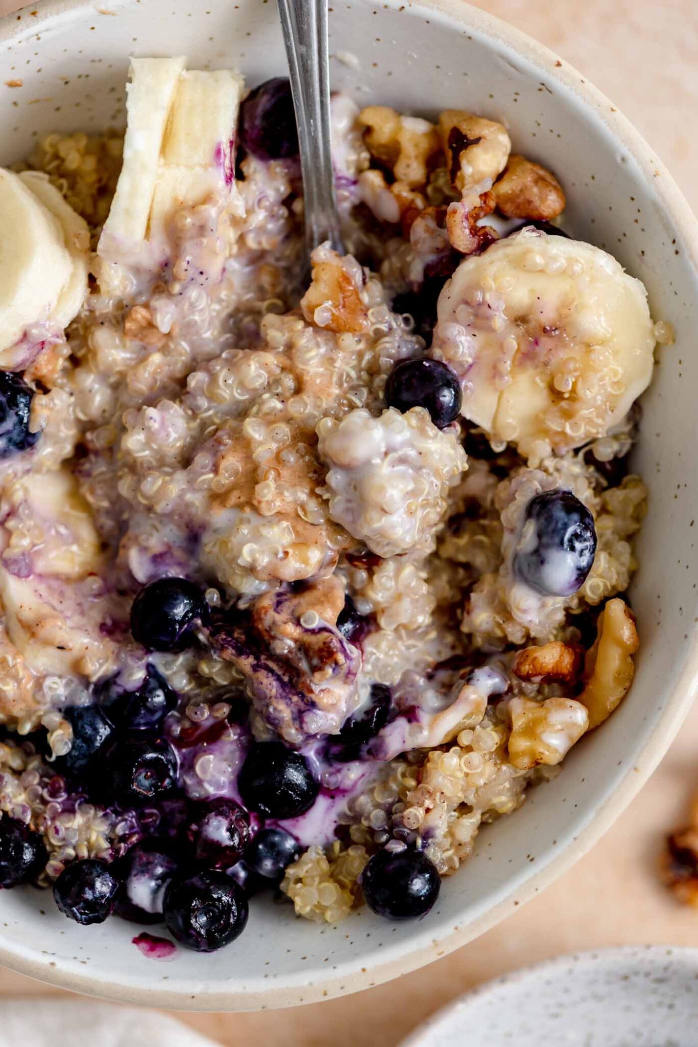 Vegan Breakfast Quinoa Bowls Recipe - Running on Real Food