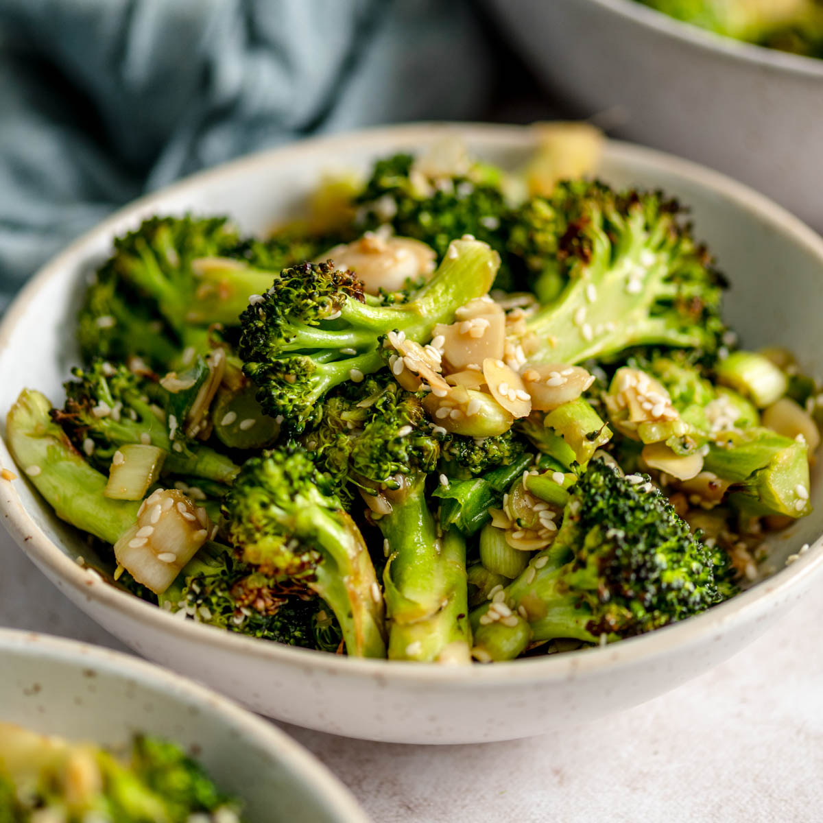 Miso Roasted Broccoli Salad