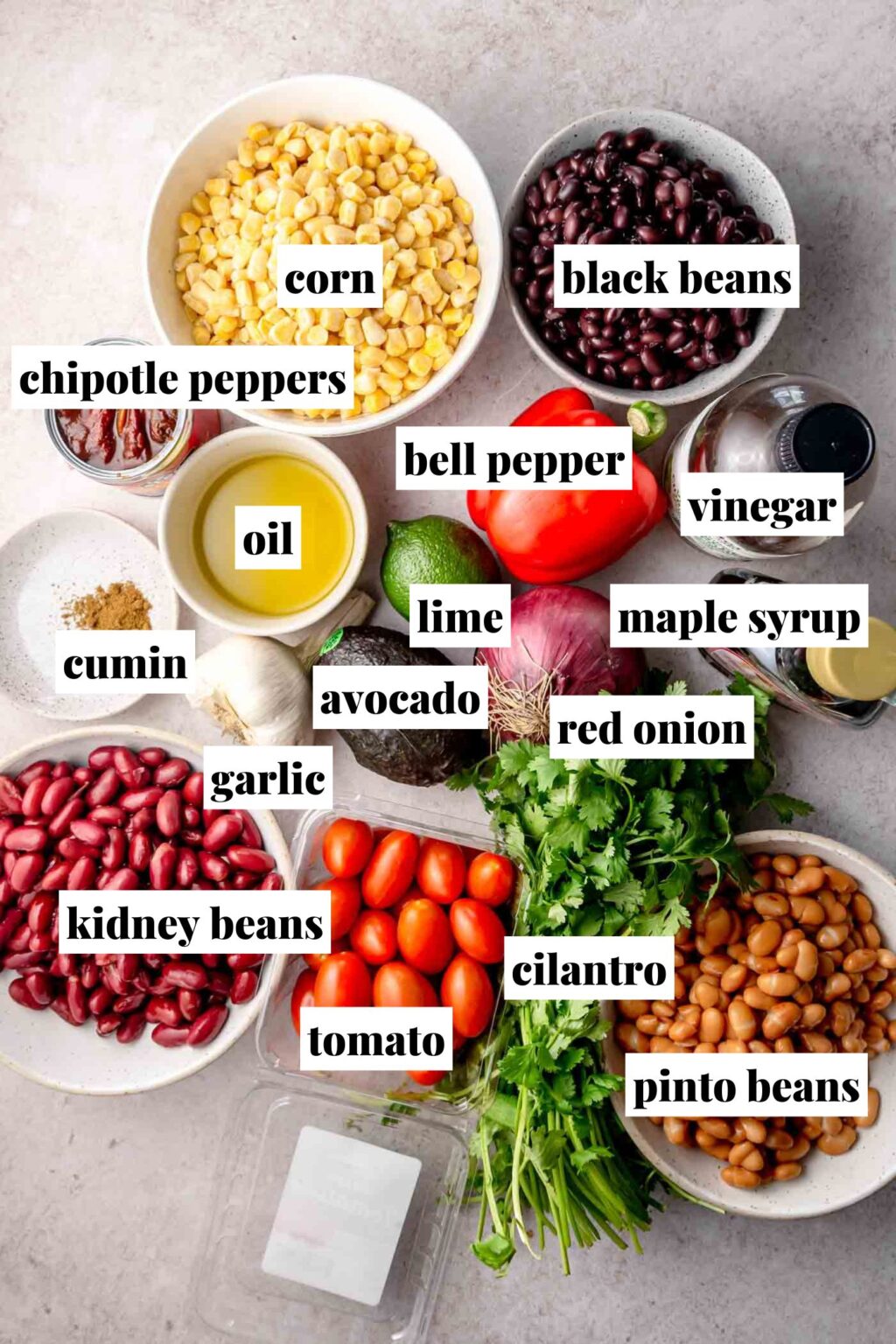 Chipotle Bean Salad - Running on Real Food